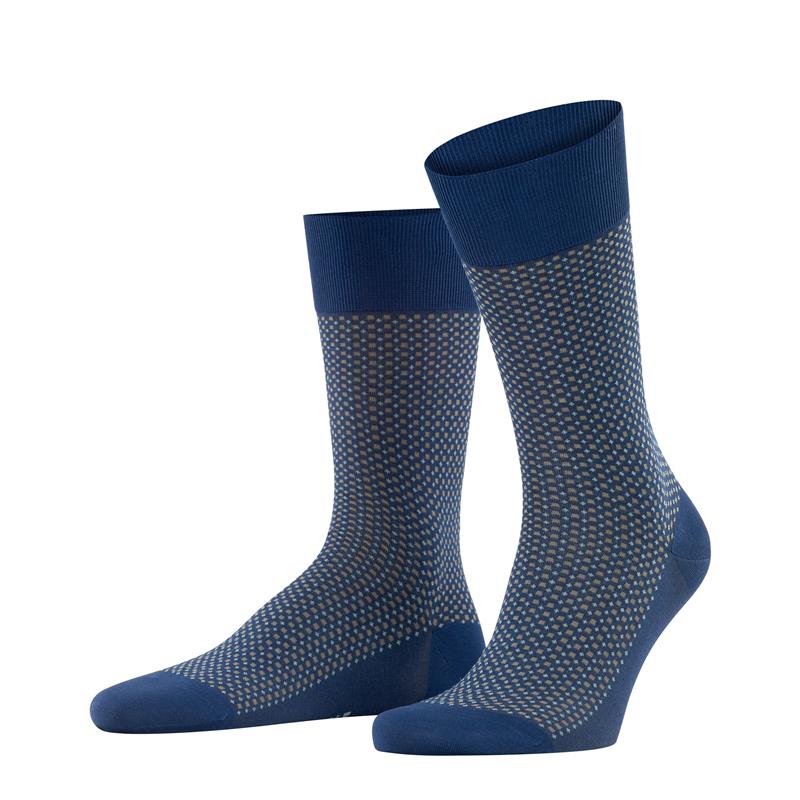 Nogavice FALKE Uptown Tie SO royal blue