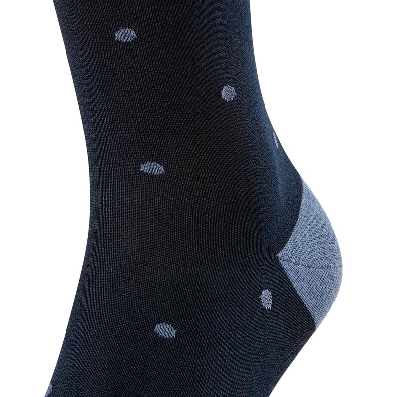 Nogavice FALKE Dot SO dark navy