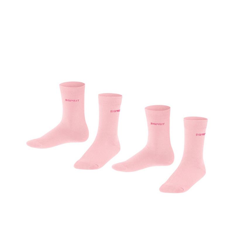 Otroške nogavice Esprit Foot Logo 2-Pack Kids SO orchid