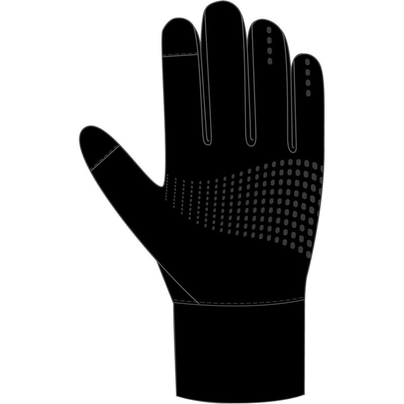 Rokavice Gloves brushed black