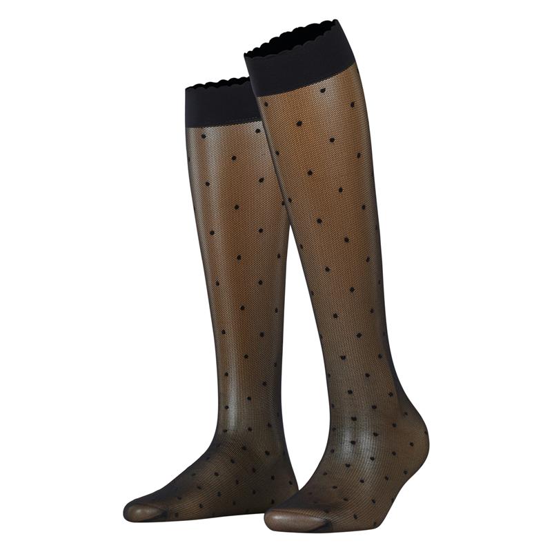 Nogavice FALKE Dot KH black