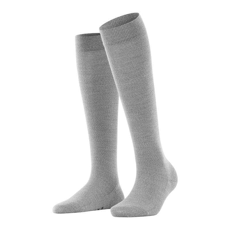 Nogavice FALKE Softmerino KH light grey mel.