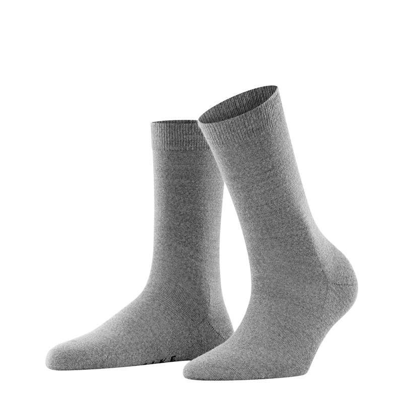 Nogavice FALKE Softmerino SO light grey mel.