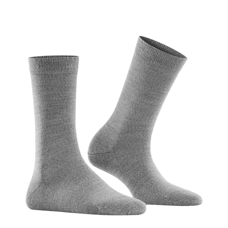 Nogavice FALKE Softmerino SO light grey mel.