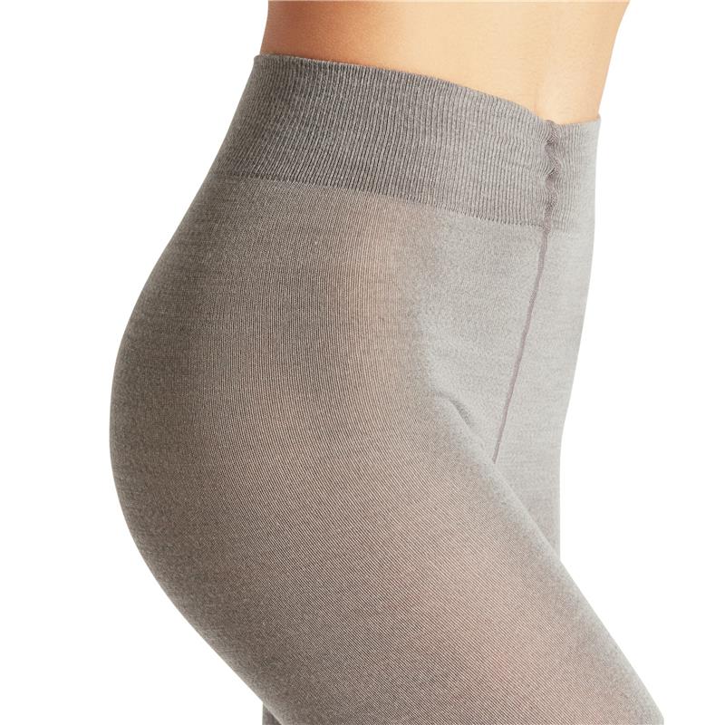 Ženske hlačne nogavice FALKE Softmerino TI light grey mel.