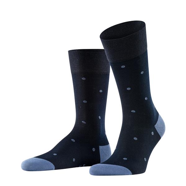 Nogavice FALKE Dot SO dark navy