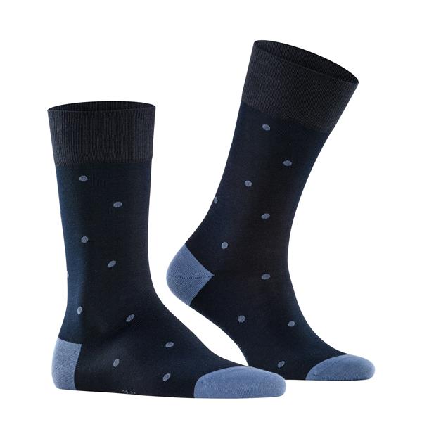 Nogavice FALKE Dot SO dark navy