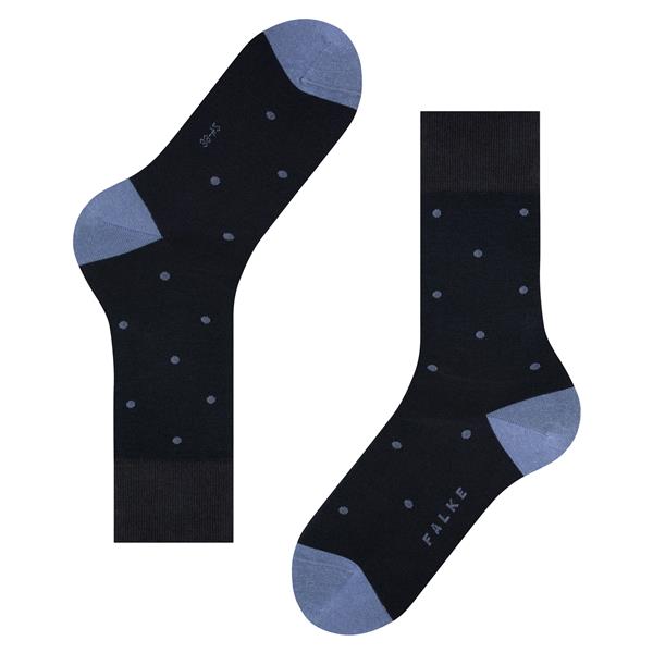 Nogavice FALKE Dot SO dark navy