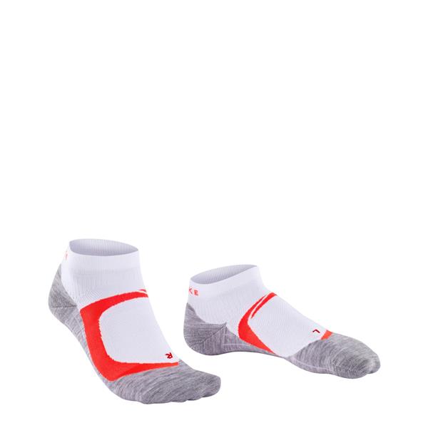 Nogavice FALKE RU4CooShW white-neon red