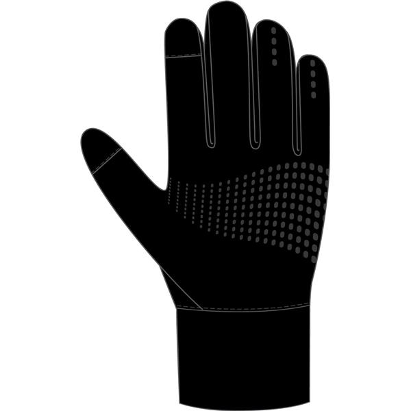 Rokavice Gloves brushed black