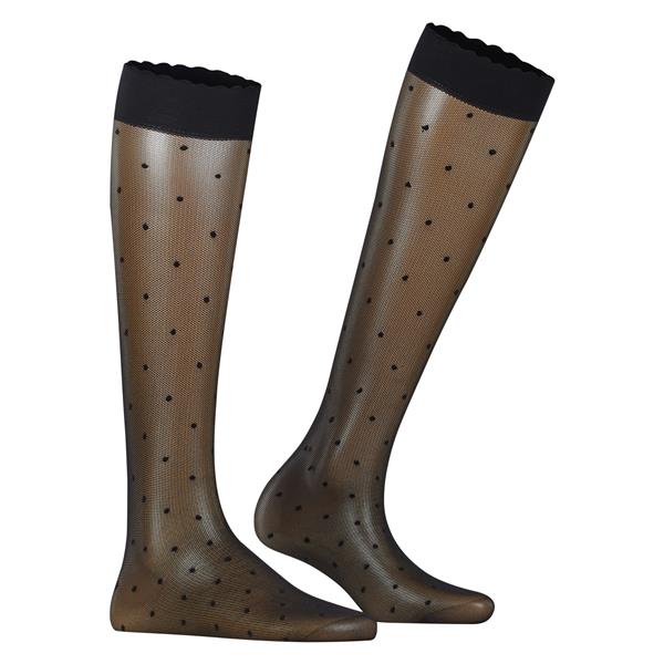 Nogavice FALKE Dot KH black