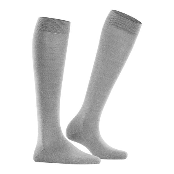 Nogavice FALKE Softmerino KH light grey mel.