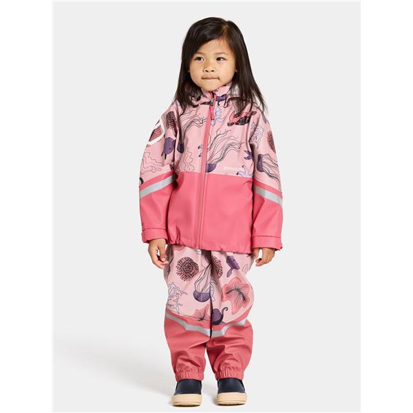 Dežni komplet WATERMAN PR KIDS 10 Ocean Multi Pink